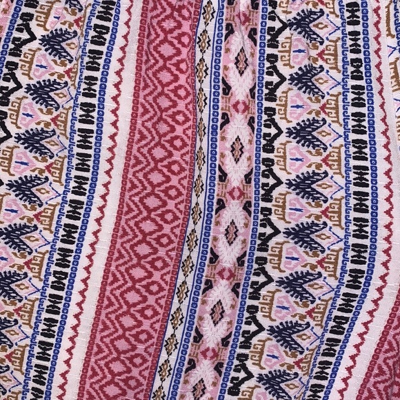 Pink Rose Boho Soft Shorts - Picture 2 of 3